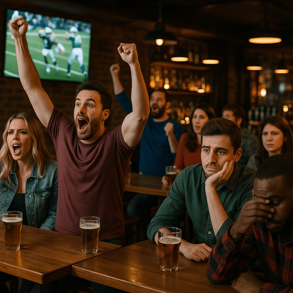 The Science of See You Sunday: Why using our Football Challenge Engagement Platform is a Game-Changer for local Sports Bars and Breweries.