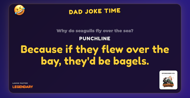 Dad Jokes Section