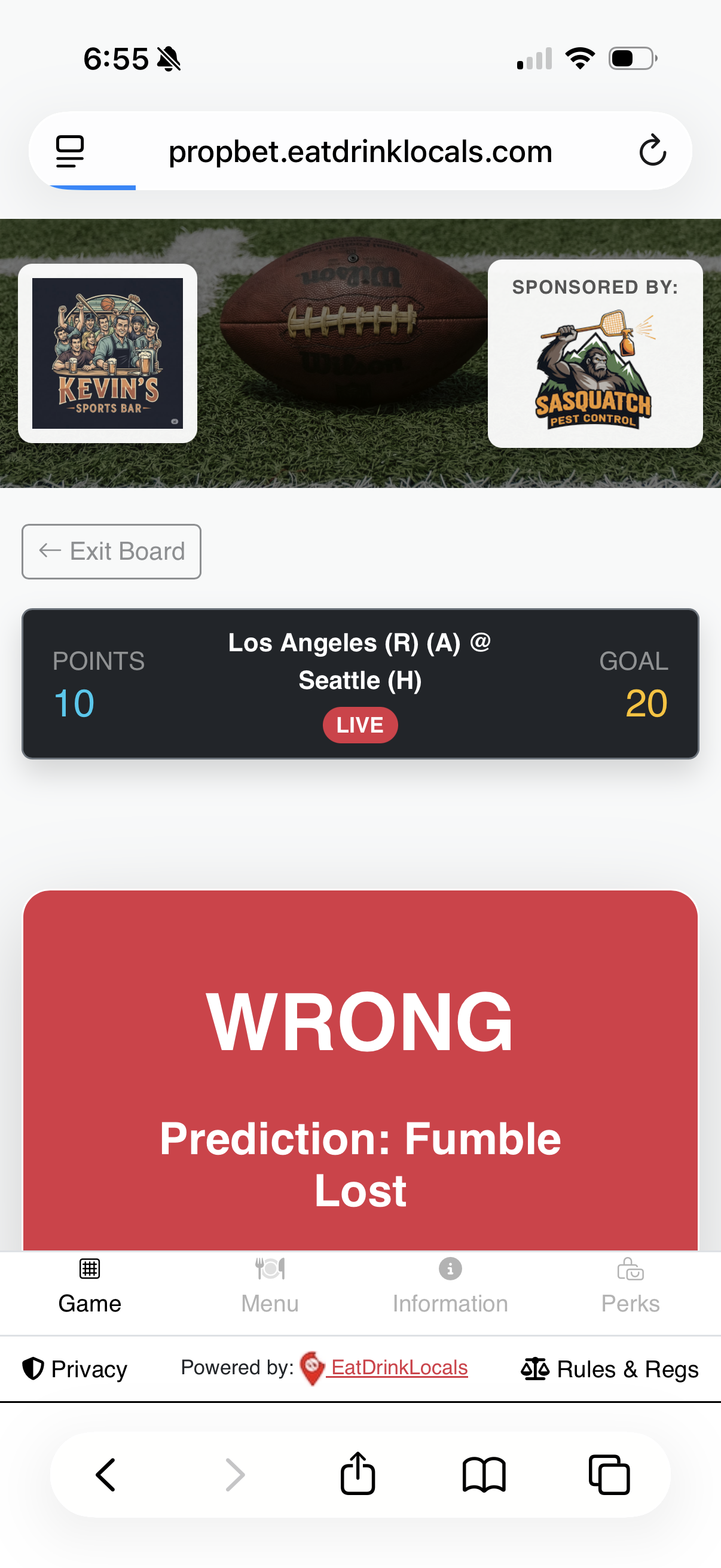Prize Unlocked Screen