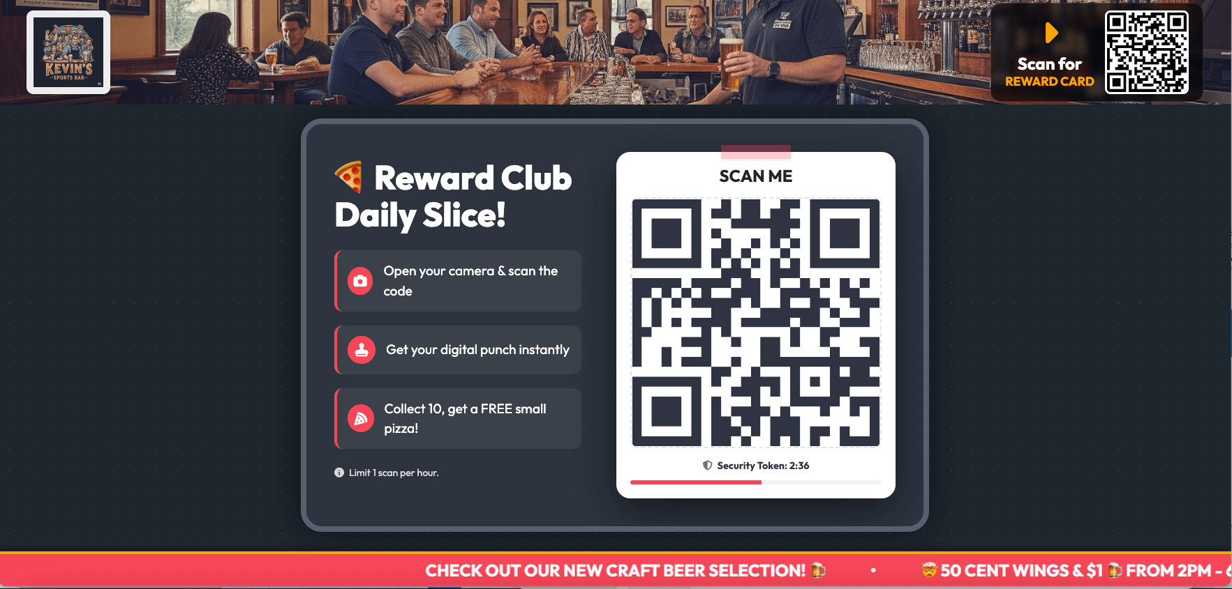 Cardless Loyalty Interface